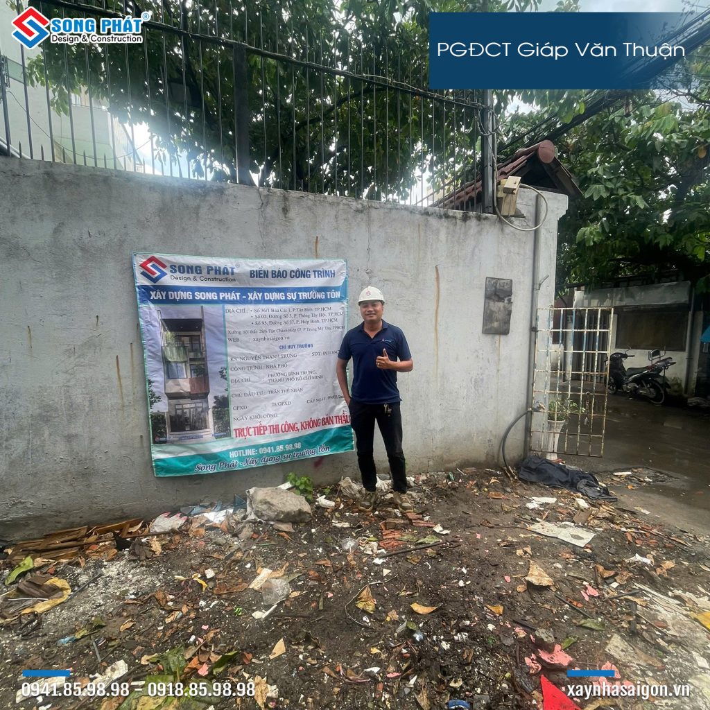 PGĐCT Song Phát trong buổi khởi công công trình.