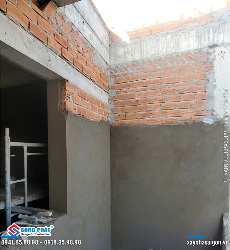 23/06 Tô trát tường ngăn lầu 3.