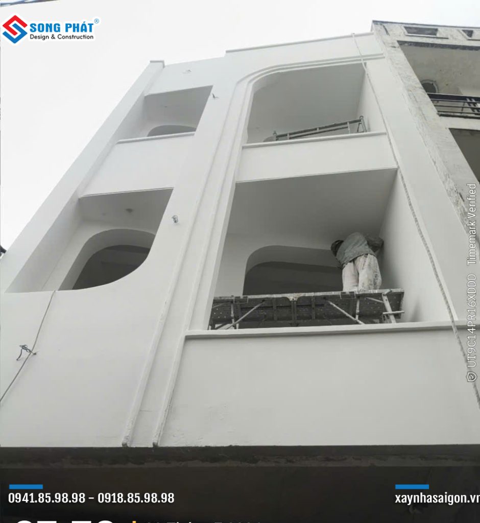 29/07 thi công sơn nước.