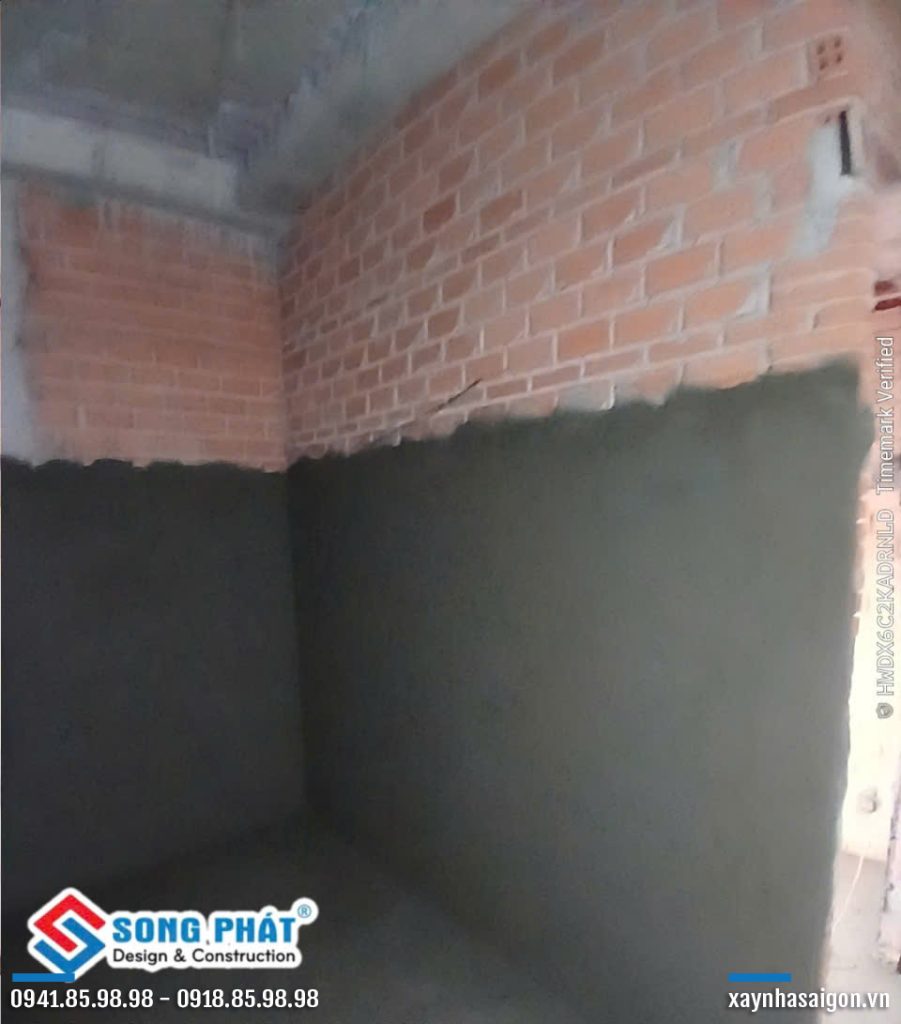 08/07 tô trát tường lầu 2.