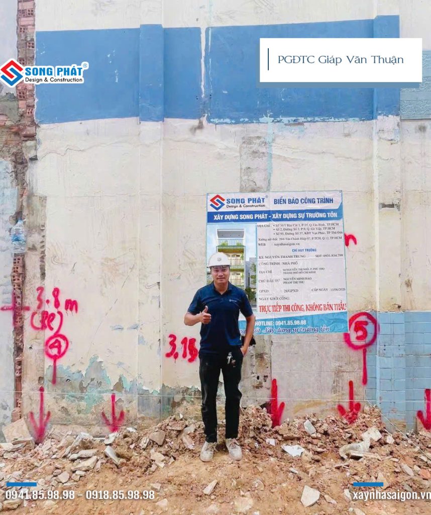 PGĐCT Song Phát trong buổi khởi công công trình.