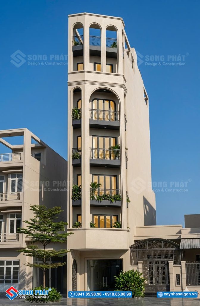 Phương án thiết kế mặt tiền gia đình chú Viên đã chốt