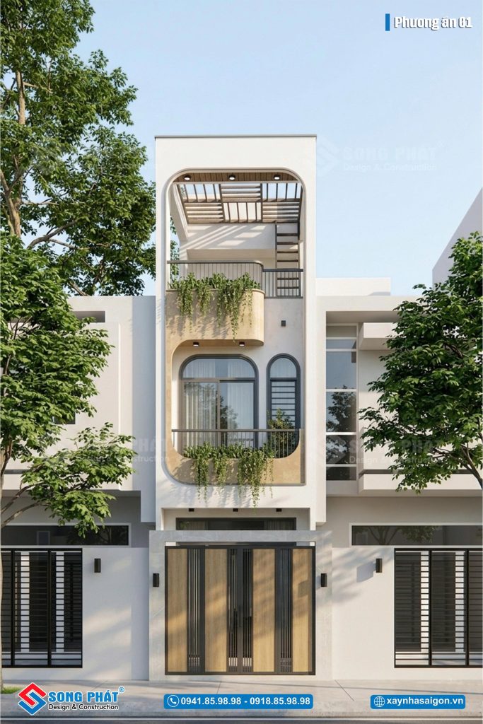 Phương án mặt tiền gia đình anh Mai đã chốt