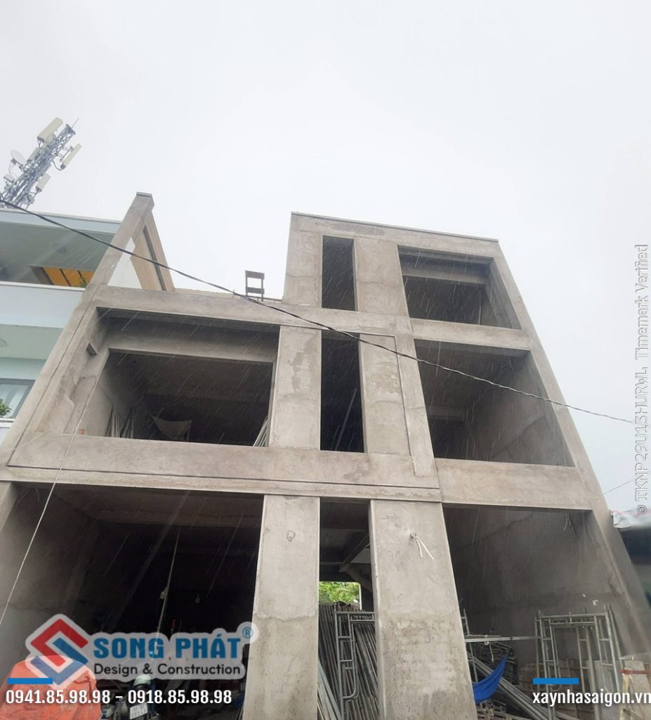 01/06 tô mặt tiền công trình.
