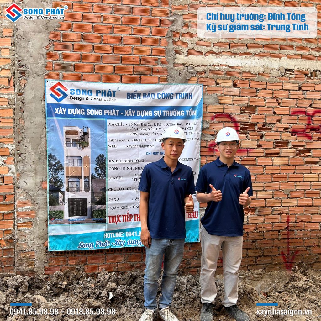 06/04 Khởi công công trình nhà chị Hà