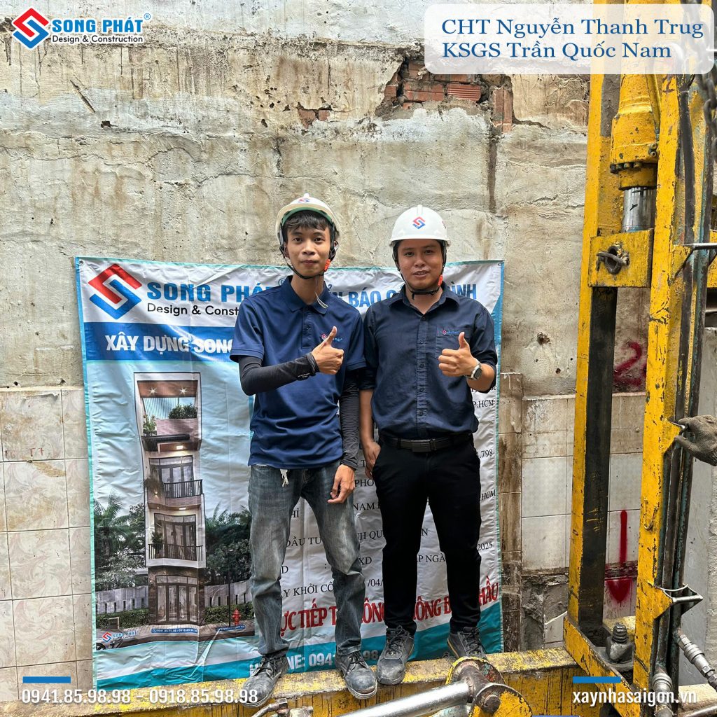 Đội ngũ Song Phát tại buổi khởi công công trình