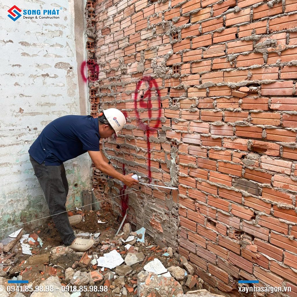 07/03 Đội ngũ Song Phát định vị công trình