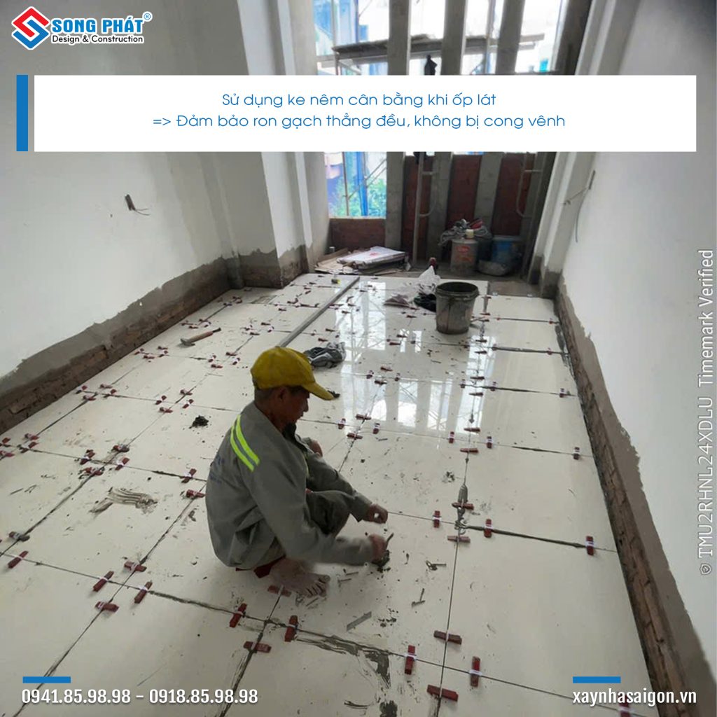 Hình ảnh thi công công trình chị Chi 05/06.