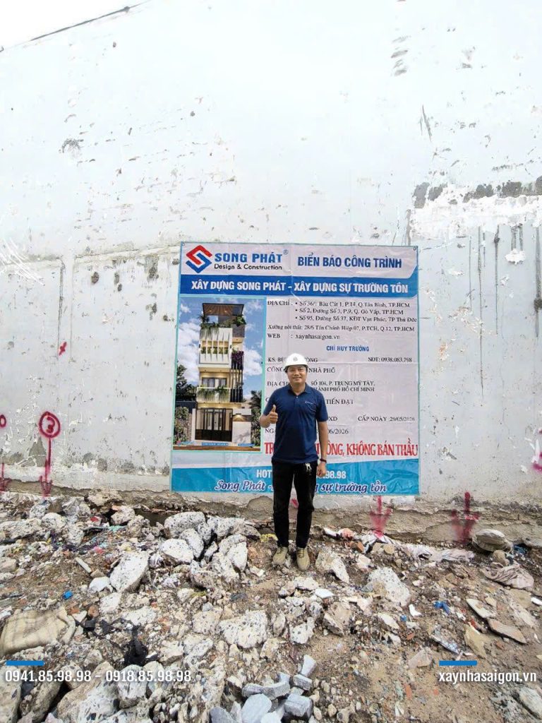 12/06 Khởi công công trình anh Đạt.