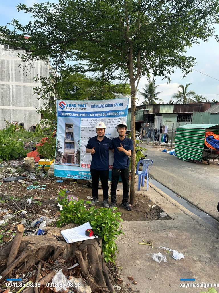 12/06 Khởi công công trình anh Huy.