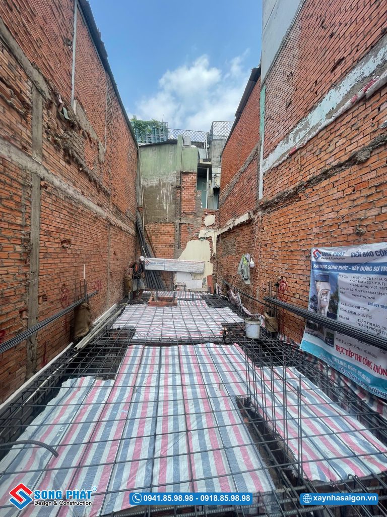 17/03 Hoàn thiện đi thép móng - sàn trệt