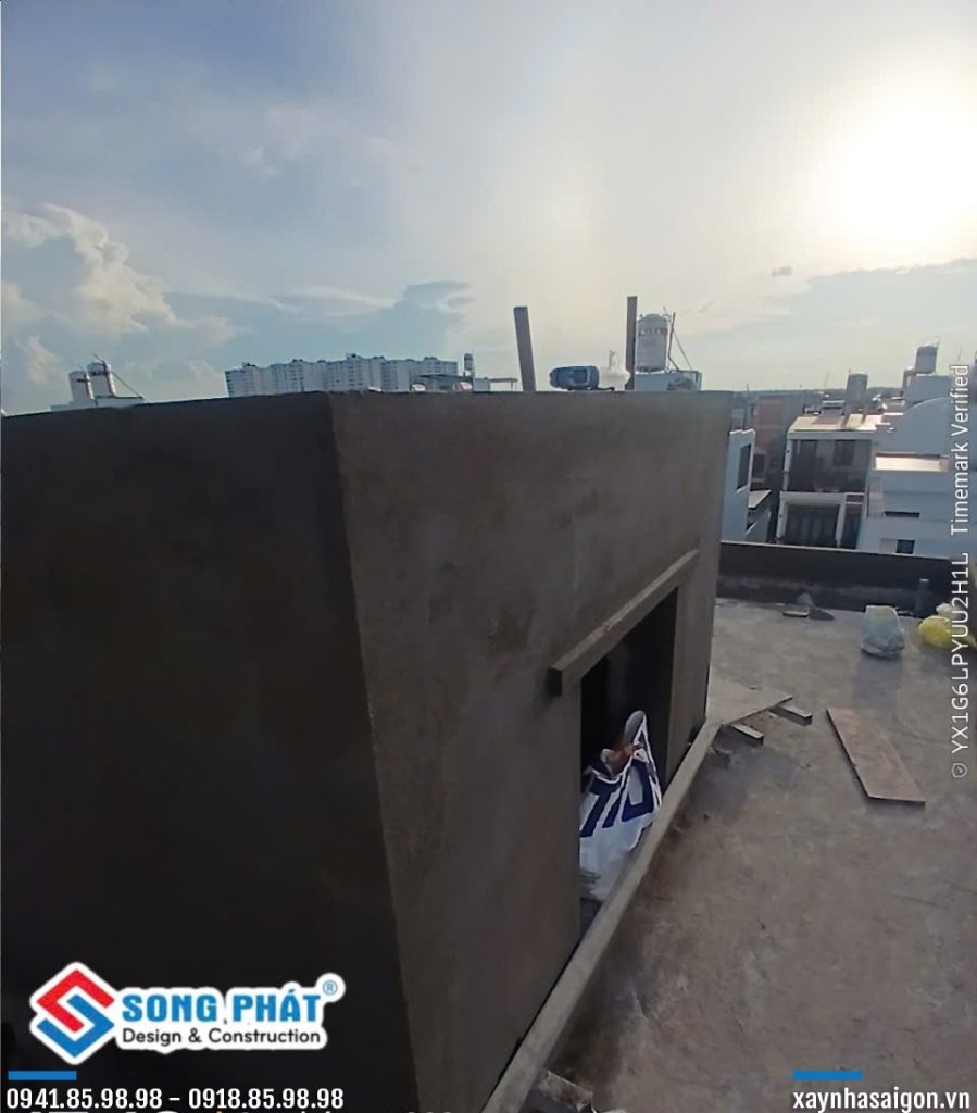 25/06 tô trát cuốn chiếu hệ vách tầng cao.