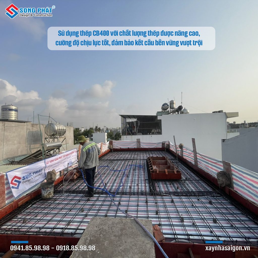 11/04 Hoàn thiện đi thép sàn mái