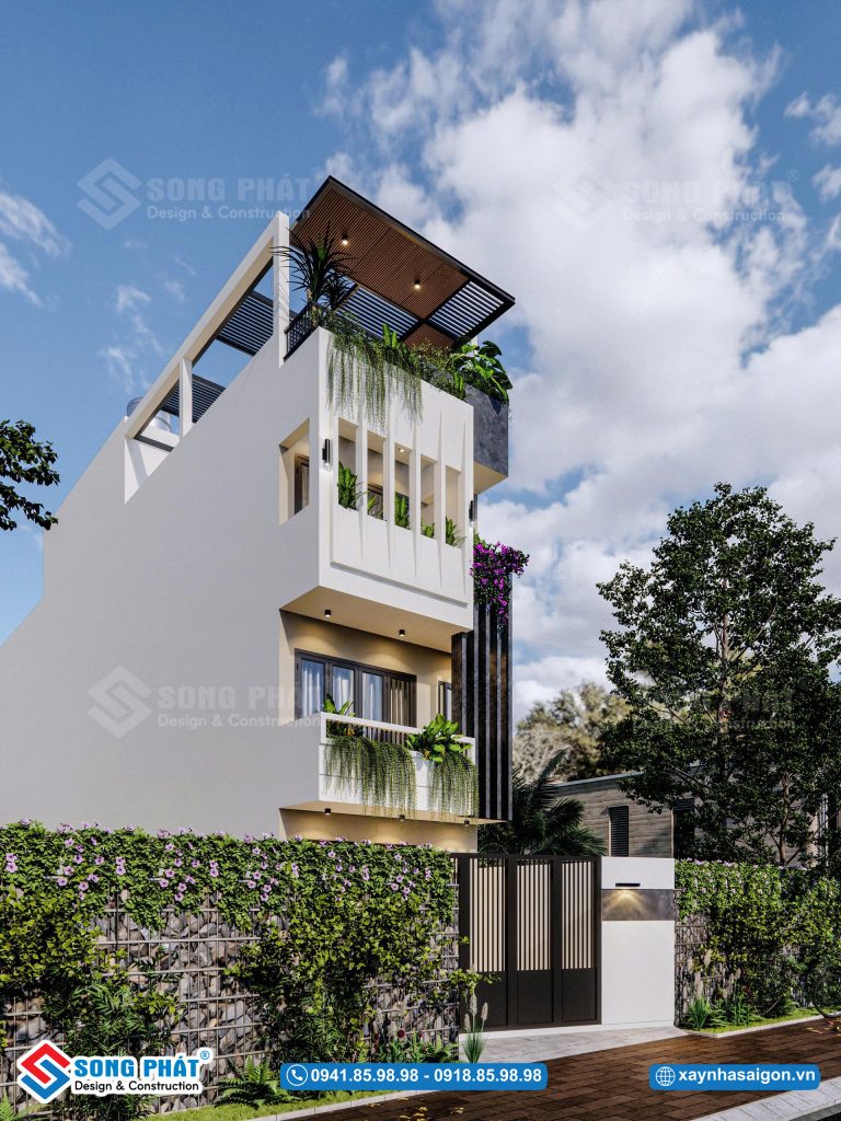 Góc nghiêng tôn lên chiều sâu và nét kiến trúc hiện đại.