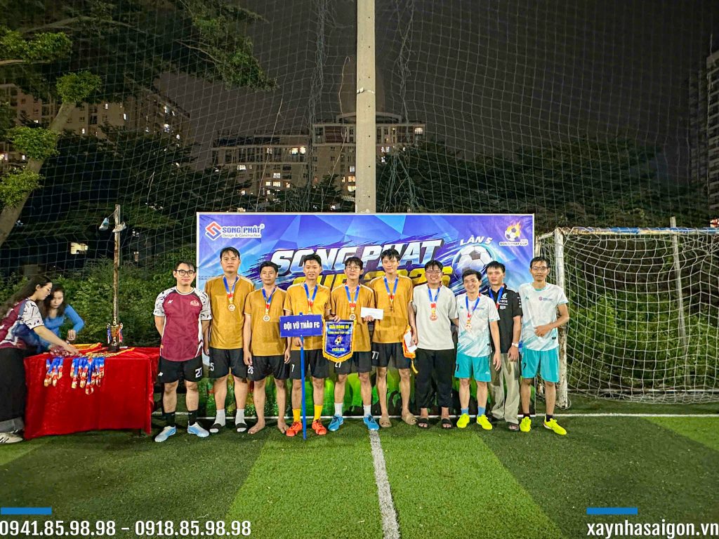Về thứ ba là đội Vũ Thảo FC.
